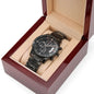Black Chronograph Watch- Lifetime of cherished moments