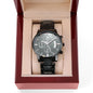 Black Chronograph Watch- Lifetime of cherished moments