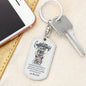 Graduation Dog Tag- Swivel Keychain