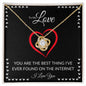 To My Love- Love Knot Necklace