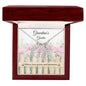 Personalized Vertical Name Necklace - Garden Card