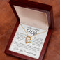 To My Beautiful Wife- Forever Love Necklace