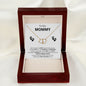 To Our Mommy( Expectant Mom-multiples) Solid 10K Gold Pendant