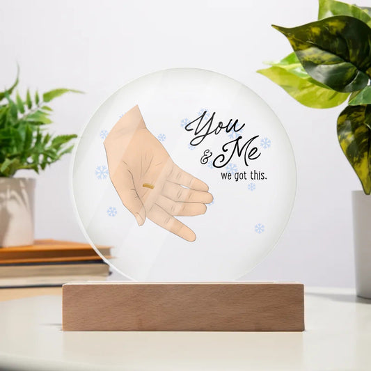 Hand Circle Acrylic